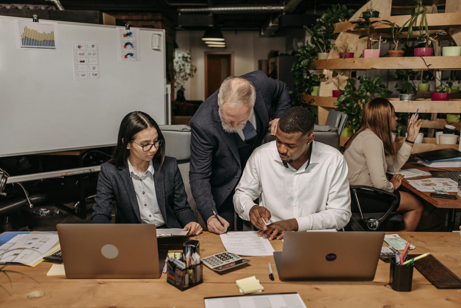 Corporate team learning technology and AI workflows
